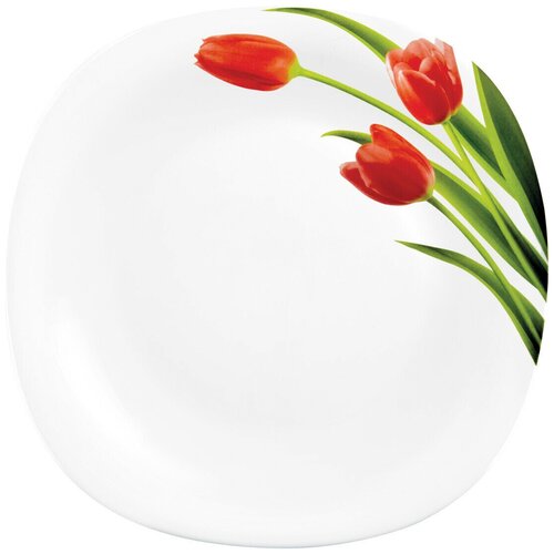 Набор обеденных тарелок, La Opala, Quadra, Blossoms, 278 мм, 6 персон