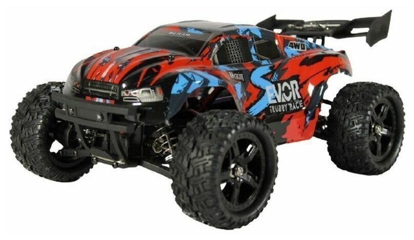 Радиоуправляемая трагги Remo Hobby S EVO-R Brushless V2.0 (красная) 4WD 2.4G 1/16 RTR, RH1665V2-RED