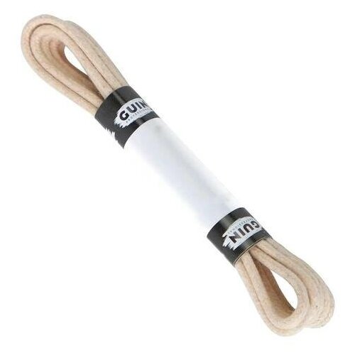 Шнурки для обуви Guin 75 см, круглые тонкие, бежевые