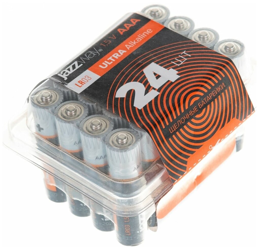 Алкалиновая батарейка JazzWay LR03 Ultra PLUS PB-24 2020 5026834