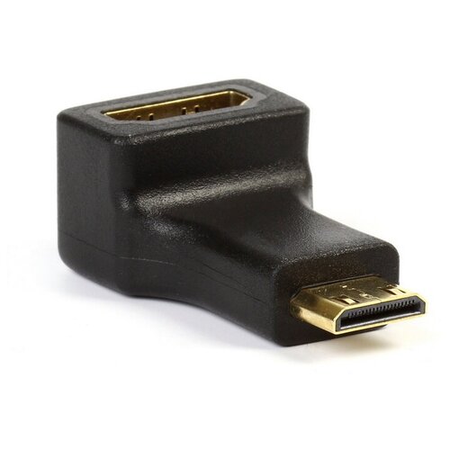 Адаптер SmartBuy mini HDMI (M) - HDMI (F), угловой разъем адаптер smartbuy mini hdmi m hdmi f угловой разъем