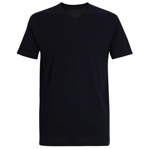 Футболка Ceceba, хлопок, однотонная, размер XXL, синий