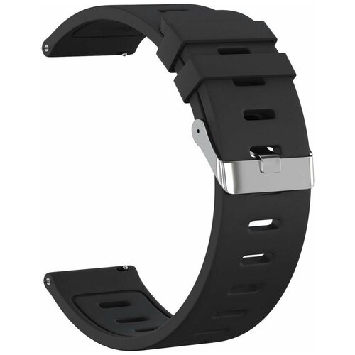 Ремешок силиконовый GSMIN Blow Light 20 для Samsung Gear Sport / S2 Classic / Galaxy Watch (42 mm) / Watch Active (Черный)