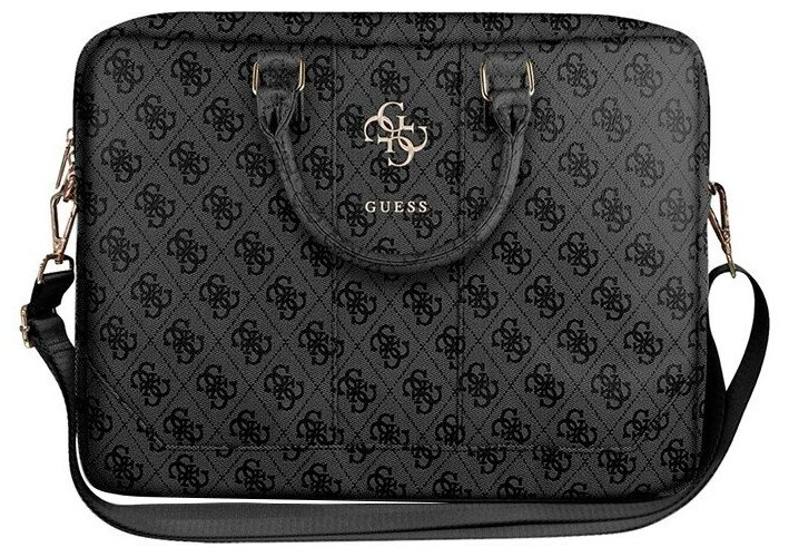 Сумка Guess 4G with Big metal logo для ноутбуков 15", цвет Серый (GUCB15G4GFGR)