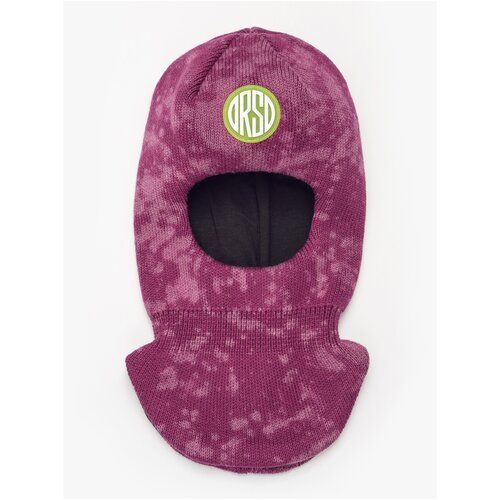 фото Шапка шлем orso bianco, демисезон/лето, хлопок, подкладка, размер 52, фиолетовый