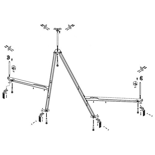 Каркас металлический Cezares для акриловой ванны TEBE-MF-L