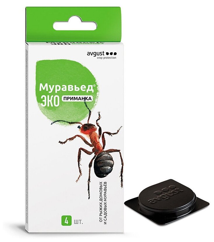 Средство от муравьев Муравьед ЭКО 1,5 г х 4 шт. Avgust - фото №1