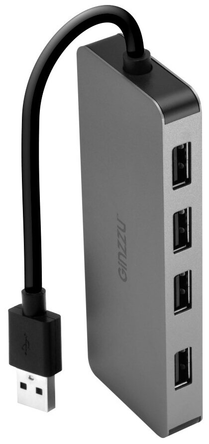 HUB GR-771UB Ginzzu USB 2.0 4 port (505104)