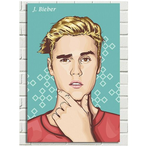 Картина по номерам музыка Джастин Бибер (Justin Bieber) - 8678 В 60x40