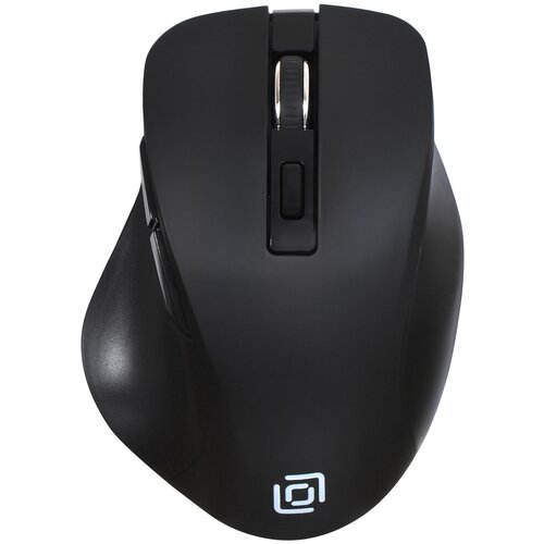 Мышь OKLICK 537MW черный оптическая 1600dpi беспроводная USB 6but 117000₽