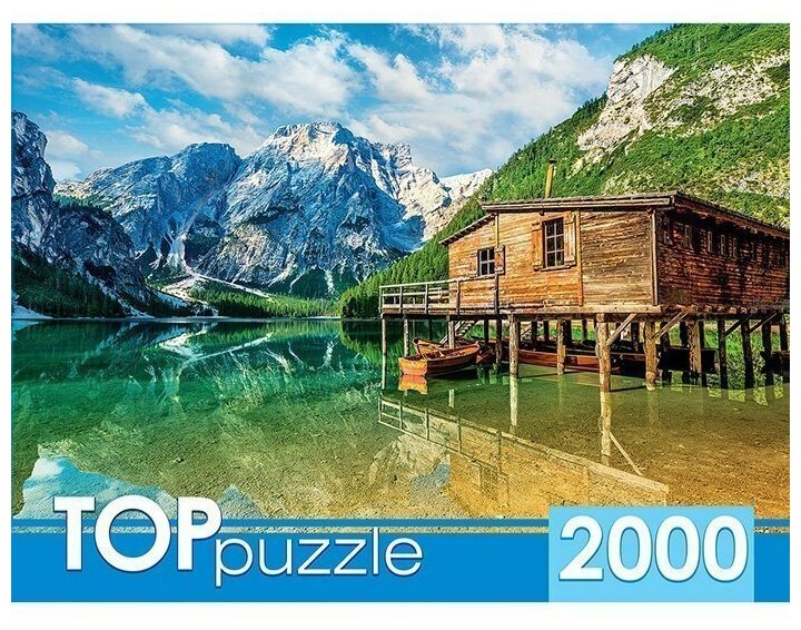 Пазл 2000 Италия. Летнее озеро Брайес ГИТП2000-4848