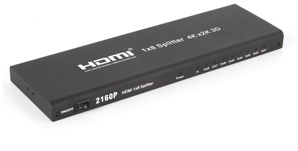 Сплиттер PALMEXX 1HDMI*8HDMI, 4K, 3D, HDMI1.4