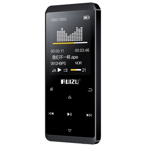 HiFi плеер RUIZU D02 16Гб черный