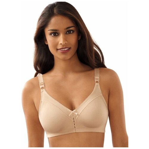 Бюстгальтер без каркасов Double Support Cotton Wirefree Bra, дымчатый, 95D