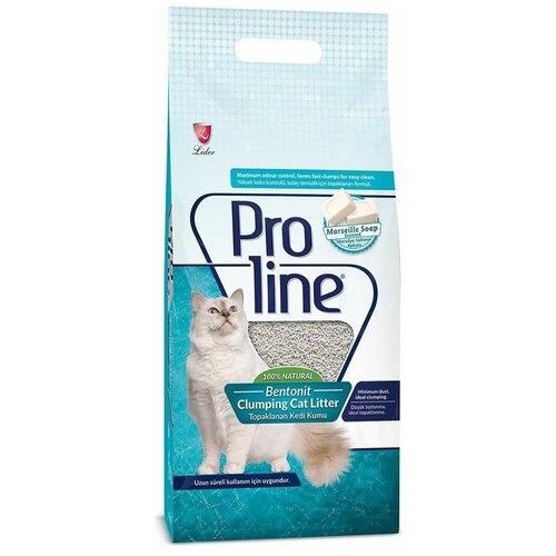 ProLine наполнитель для кошачьих туалетов, с ароматом марсельского мыла 10 л