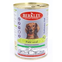 Беркли №2 консервы для собак паштет из телятины 400гр