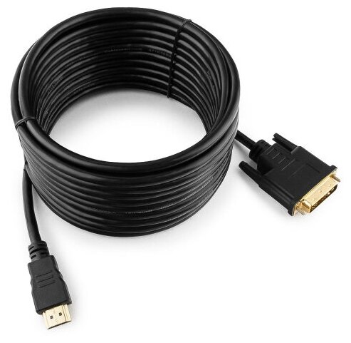 Кабель Cablexpert HDMI-DVI , 7.5м, 19M/19M, single link