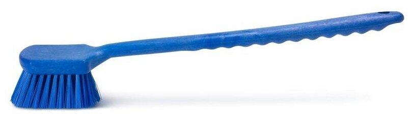Щетка HACCPER 4101B с длинной ручкой жесткая 500мм синий - фотография № 1