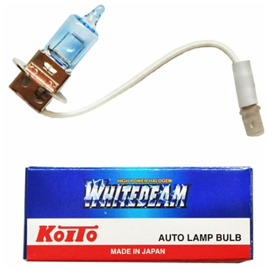 Лампа галогенная Koito 0752W Whitebeam H3 12V 55W 4000K 1 шт.