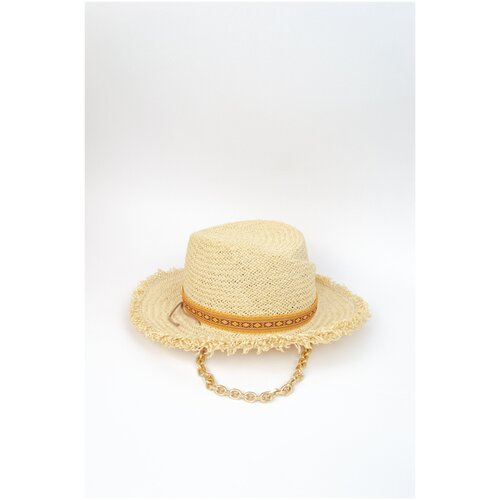 Соломенная шляпа мягкой формы Carolon, светло-желтый цвет, 56/59 размер