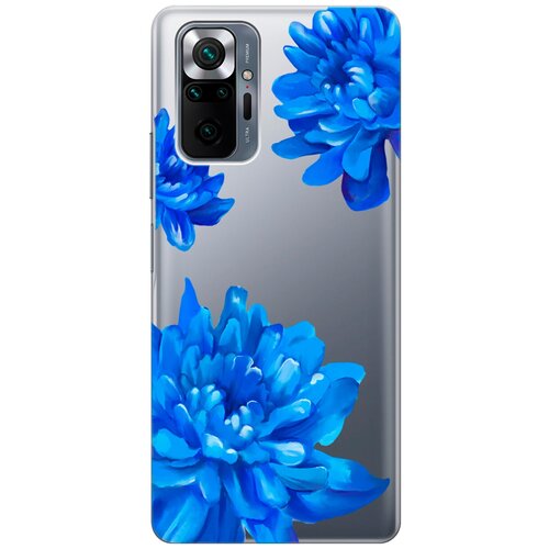 Силиконовый чехол на Xiaomi Redmi Note 10 Pro, Сяоми Редми Ноут 10 Про с 3D принтом Amazing Asters прозрачный чехол книжка на xiaomi redmi 10 сяоми редми 10 с 3d принтом amazing asters золотистый