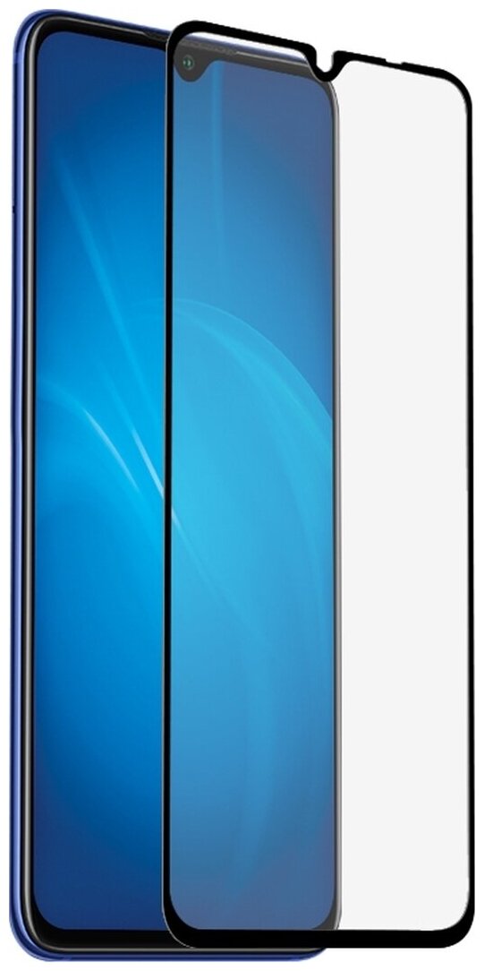 Защитное стекло для экрана DF xiColor-80 для Xiaomi Redmi 9, прозрачная, 1 шт, черный [df ] - фото №9