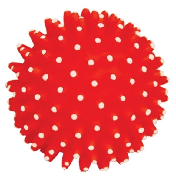 Triol игрушка для собак из винила "Мяч игольчатый", d 70 мм