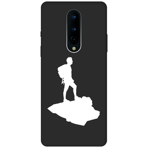 Матовый чехол Trekking W для OnePlus 8 / ВанПлюс 8 с 3D эффектом черный матовый чехол bull shit для oneplus 8 ванплюс 8 с 3d эффектом черный