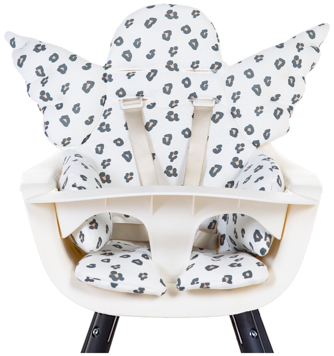 Стульчик для кормления Childhome Evolu 2 Navy Blue с подушкой Angel marin