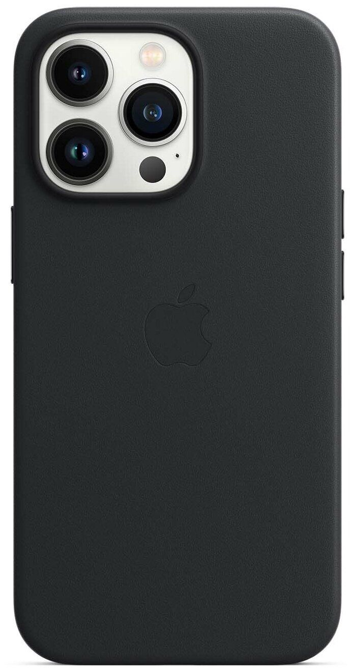 Чехол Apple iPhone 13 Pro Leather Case MagSafe Midnight