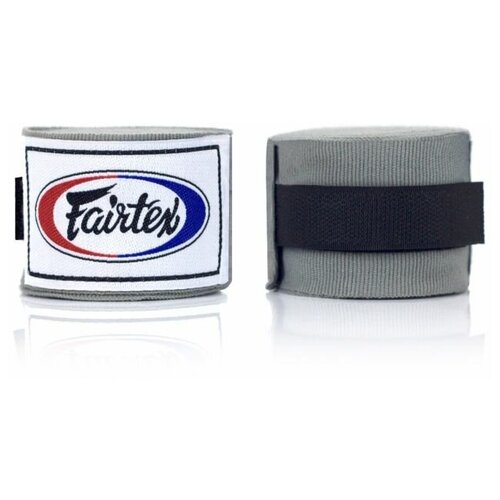 Бинты Fairtex Handwrap HW2 Grey 4.5м бинты боксерские hw2 fairtex синие 4 5 м