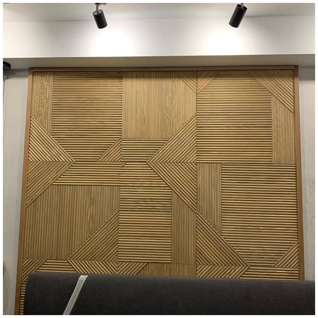 фото Рифленые стеновые панели из Сосны