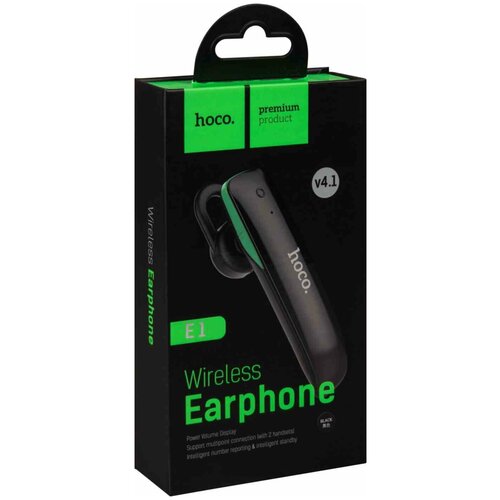Гарнитура беспроводная bluetooth блютус E1 ТМ Hoco Хоко 299900₽