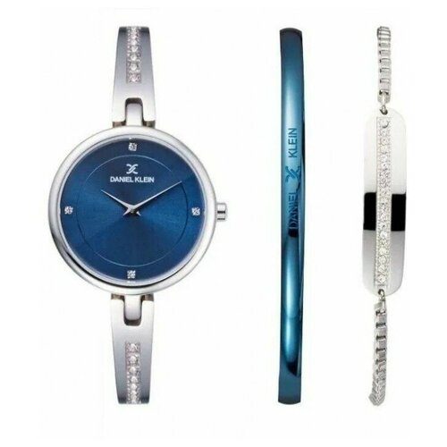 Наручные часы Daniel Klein, серебряный, синий наручные часы daniel klein 12941 6