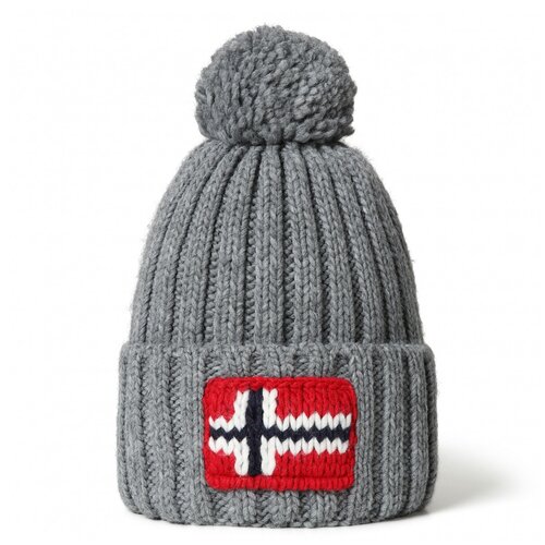 фото Шапка napapijri semiury 4 medium grey melange / one-size