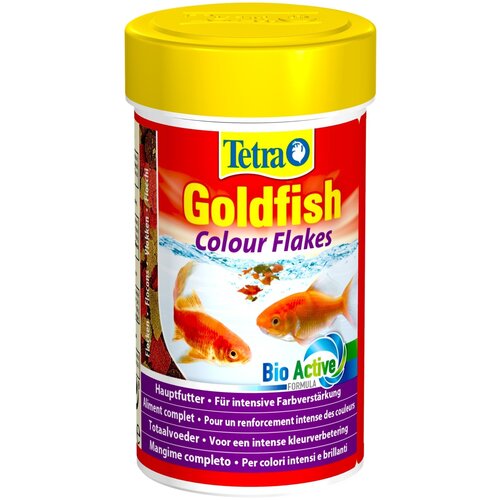 Корм для рыб Tetra Goldfish Colour Flakes 250мл хлопья spurenelemente pro regular trace elements натуральные микроэлементы для улучшения окраски кораллов 30мл