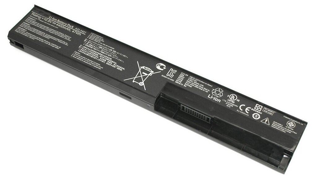 Аккумуляторная батарея для ноутбука Asus X401 (A32-X401) 10,8V 47Wh черная