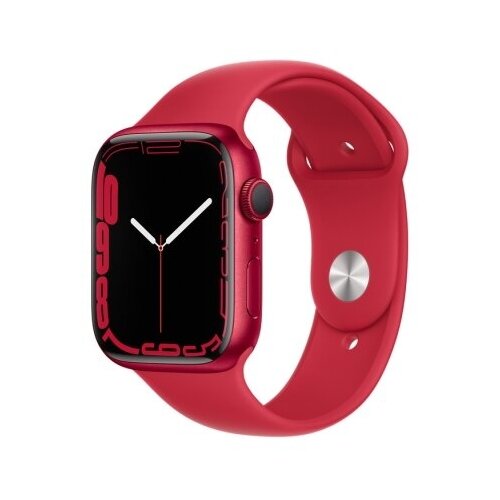 Смарт-часы APPLE Watch Series 7 mkn93bsa 45мм RED Aluminium PRODUCTRED Sport Band 3739000₽