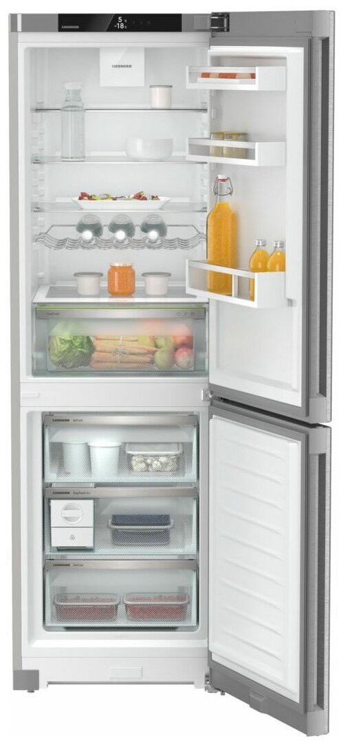 Холодильник Liebherr CNsdd 5223 серебристый (двухкамерный) - фотография № 5