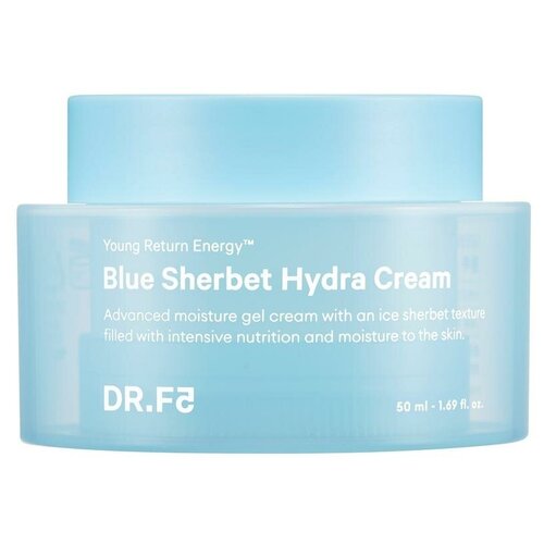 Крем Dr. F5 Крем-щербет для интенсивного увлажнения - Blue sherbet hydra cream, 50мл