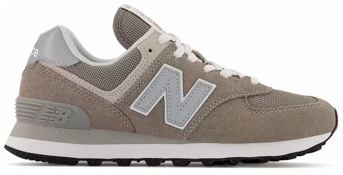 Кроссовки New Balance 574, демисезон/лето, натуральная замша, размер 38 EU, серый