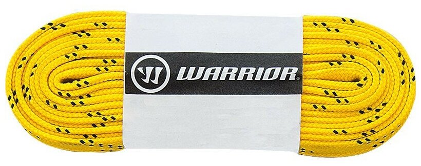 Шнурки для коньков Warrior Laces Wax с восковой пропиткой арт.LAW-YL-096, полиэстер, 244см - фотография № 2