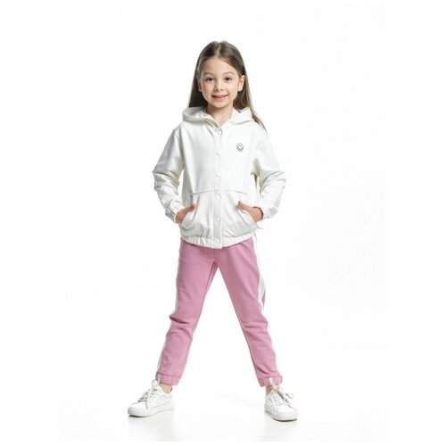 Комплект одежды Mini Maxi, размер 98, розовый, белый платье mini maxi футер хлопок размер 98 белый розовый