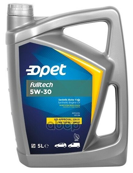 OPET Масло Моторное Fulltech 5w-30 5l