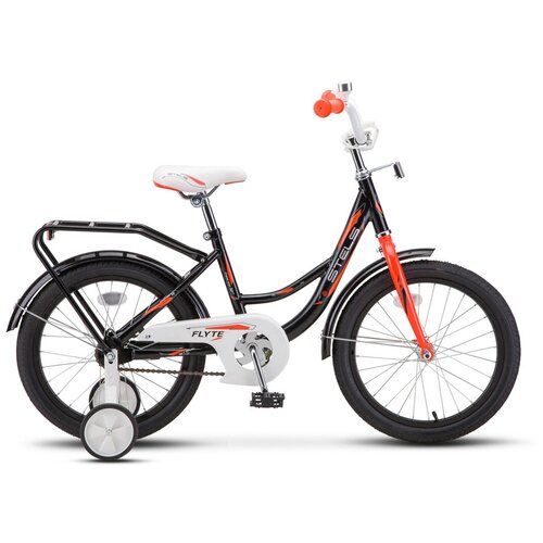 Детский велосипед, Stels - Flyte 16 Z011 (2019), Черный / Красный двухколесные велосипеды stels flyte 16 z011
