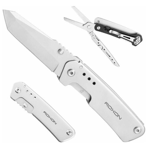 Нож многофункциональный Roxon KS KNIFE-SCISSORS, металлический
