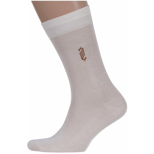 Носки ХОХ, размер 25 (39-41), бежевый мужские короткие спортивные носки хох черные размер 25 39 41