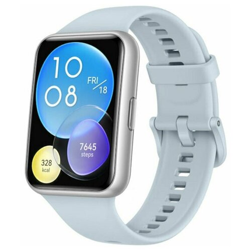 Умные часы Huawei Watch Fit 2 Yoda-B09S Isle Blue Silicone Strap 55028918 1381100₽