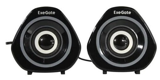 Акустическая система 2.0 ExeGate Accord 210 (USB, 2х3Вт (6Вт RMS), 60-20000Гц, черный, RGB подсв)EX289680RUS
