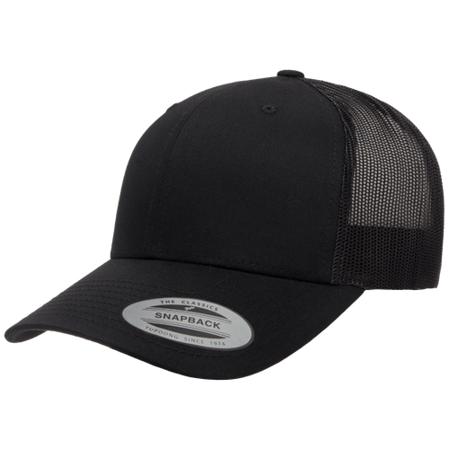 Кепка FlexFit 6606 Retro Trucker - Black